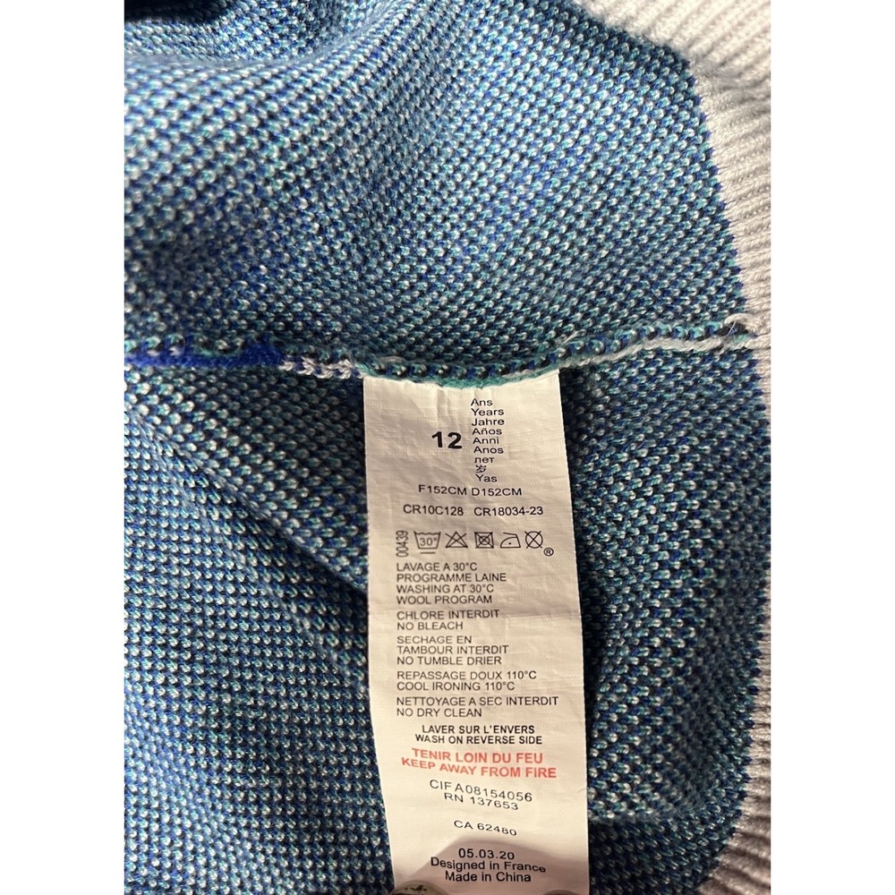 Catimini Bright Graphic Jacquard Sweater Youth Size 12 - Picture 12 of 12